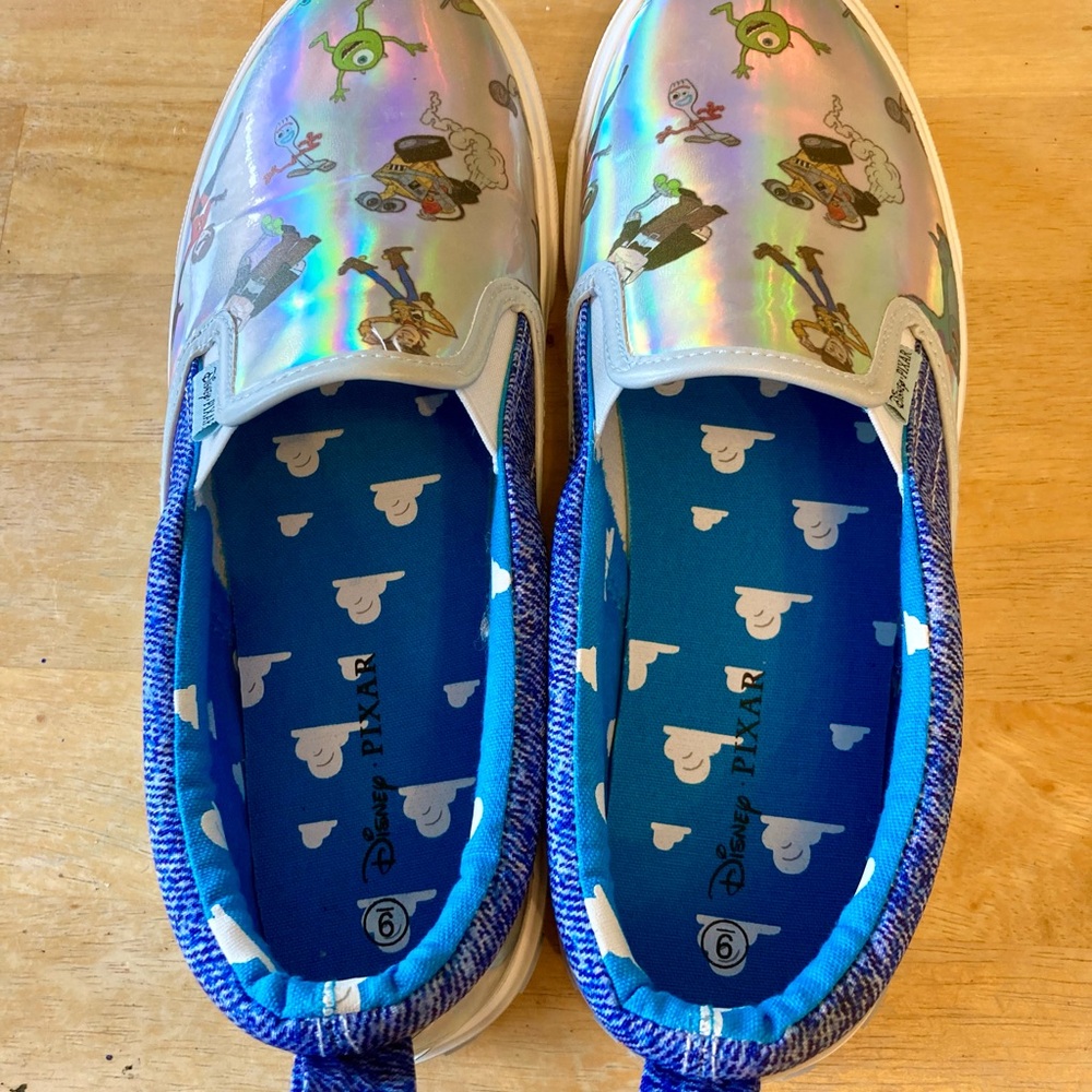 NWOT Disney Pixar slip on ladies shoes size 9